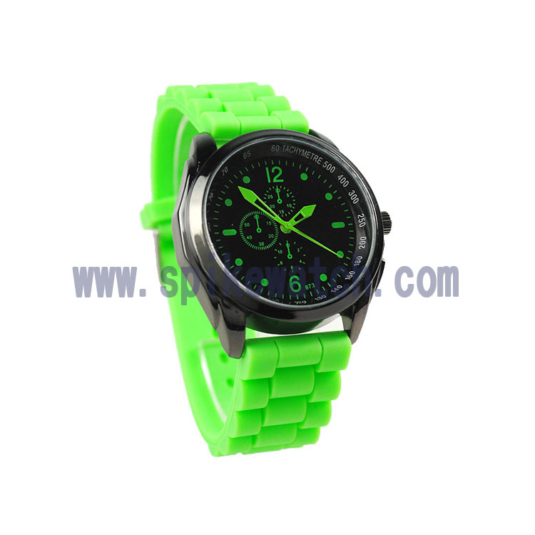 The latest European and American hot fashion silicone chrysanthemum watches are diverse in color
