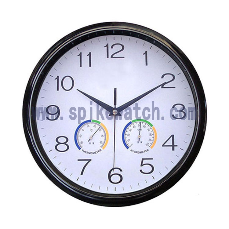 Wall clock with humidity and temperature_SHIBA(SPIKE WATCH) ELECTORNICS FTY.